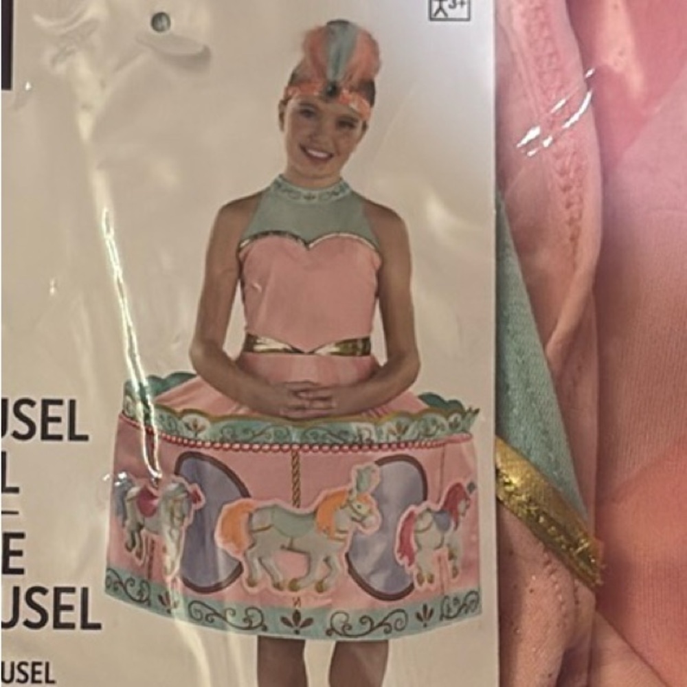 🤍Colorful Carousel Ballerina Skirt/Dress w/ Headband